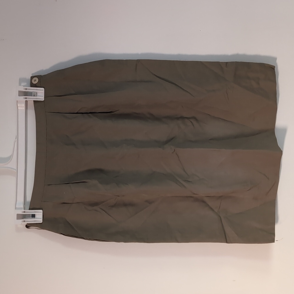 Silk Pencil Skirt